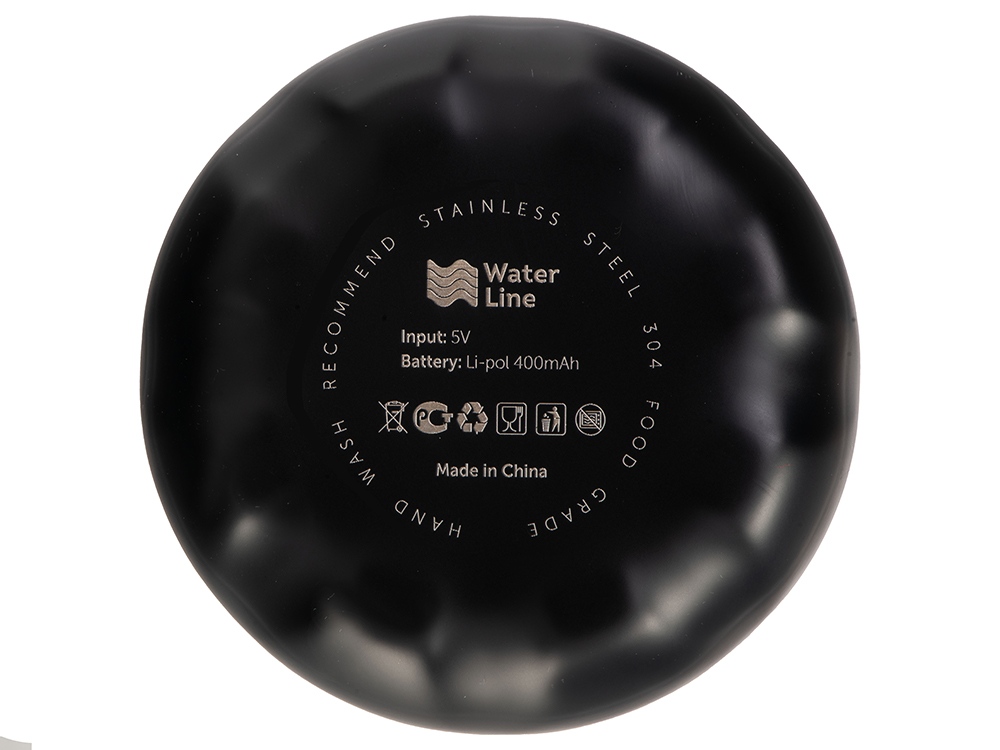 Вакуумная термобутылка с УФ-стерилизацией Photon, черный, 500 мл Вакуумная термобутылка с УФ-стерилизацией Photon, черный, 500 мл