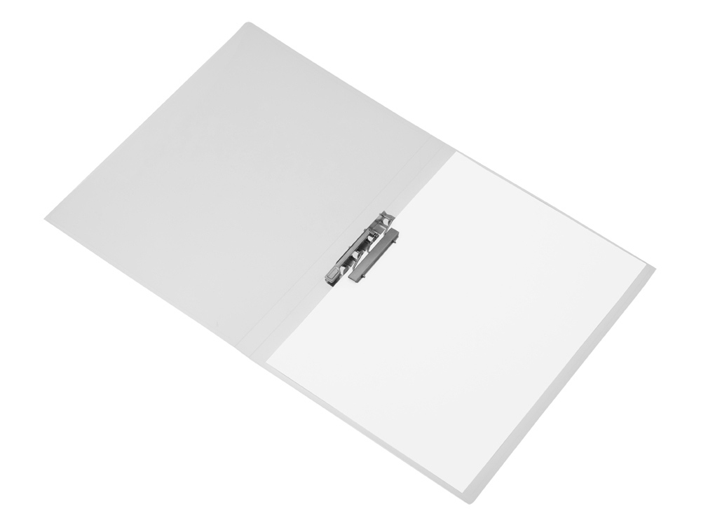 Папка пластиковая с боковым зажимом, прозрачный
