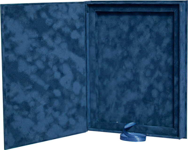 Футляр под плакетку синий