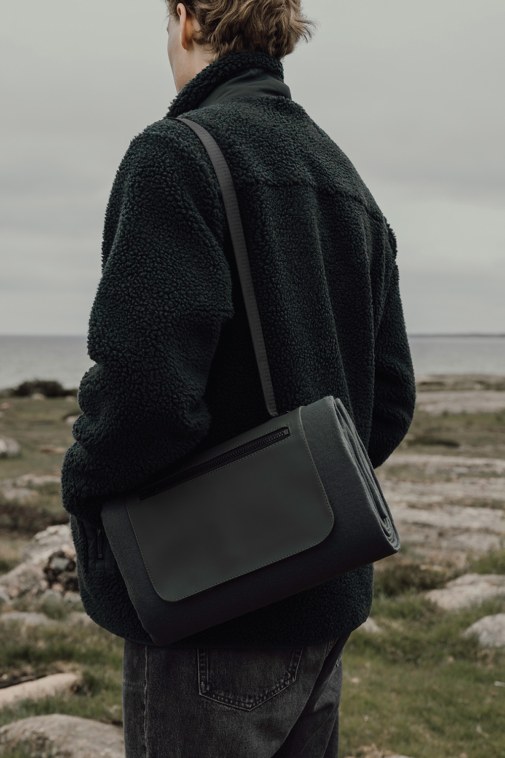 Плед для пикника VINGA Baltimore из переработанного полиэстера RCS, 150х130 см