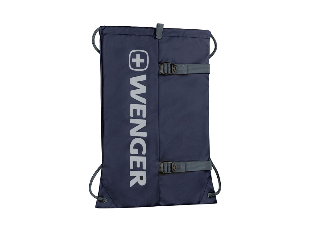 Рюкзак-мешок на завязках XC Fyrst WENGER, синий, полиэстер, 35x1x48 см, 12 л