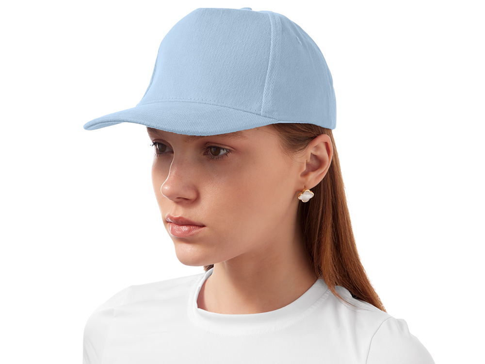 Бейсболка Florida 350 5-панельная, небесно-голубой