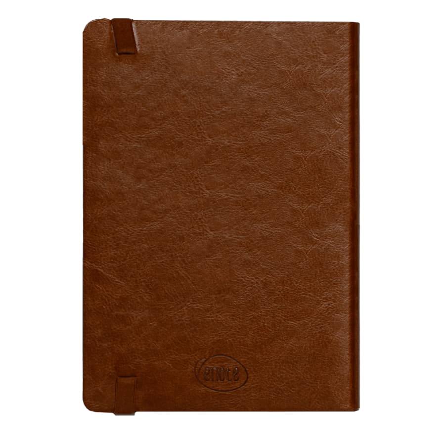 Ежедневник недатированный Boomer, А5,  коричневый, кремовый блок в линейку, без обреза