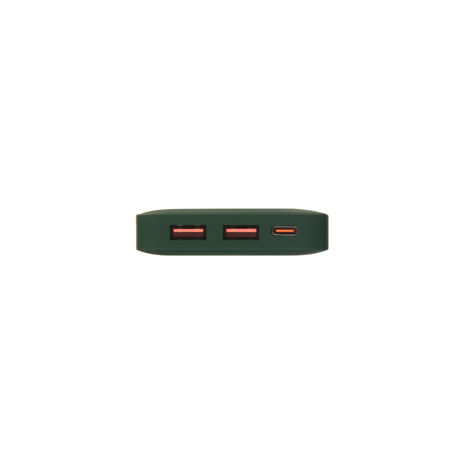 Внешний аккумулятор с подсветкой Анкор Плюс PD (Ancor PD Plus) 10000 mAh, зеленый