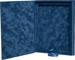 Футляр под плакетку синий