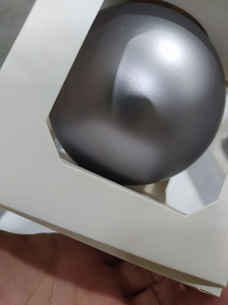 Оформительский шар Finery, 10 см, матовый серебристый Оформительский шар Finery, 10 см, матовый серебристый