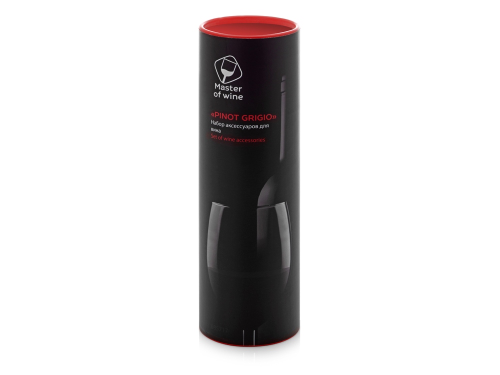 Набор аксессуаров для вина Pinot Grigio 2,0 в тубусе, 4шт