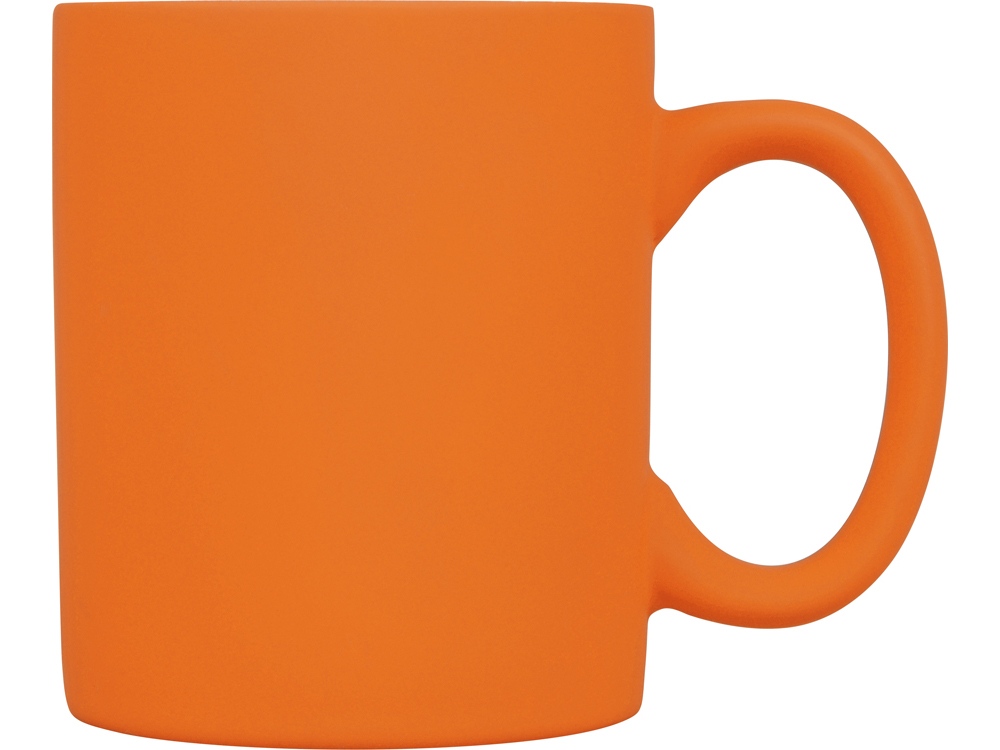 Кружка с покрытием soft-touch Barrel of a Gum, оранжевый