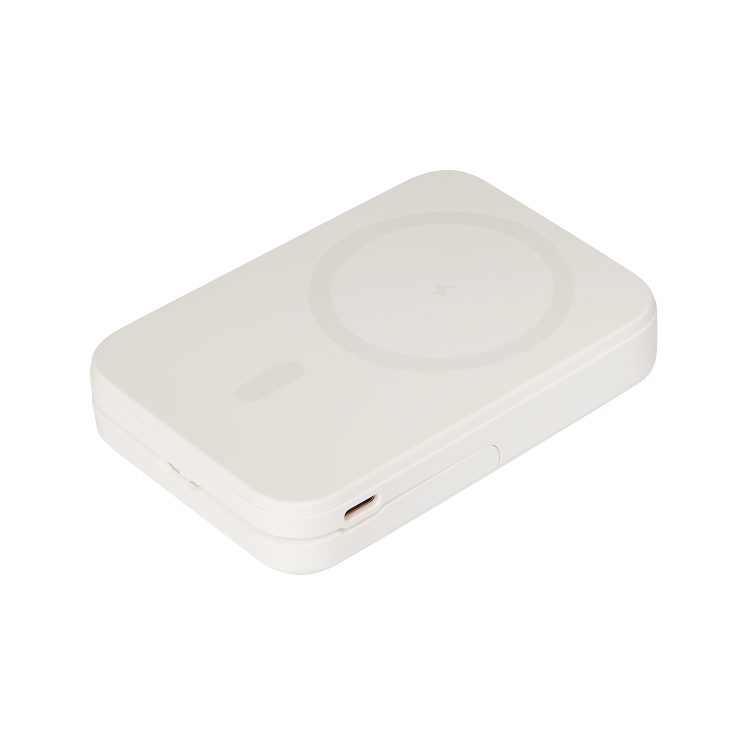 Внешний аккумулятор Юнион PD (Union PD) 10000mAh с функцией беспроводной зарядки 15W, белый