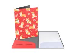 Папка для документов с возможностью полноцветной УФ-печати, софт-тач Папка для документов с возможностью полноцветной УФ-печати, софт-тач