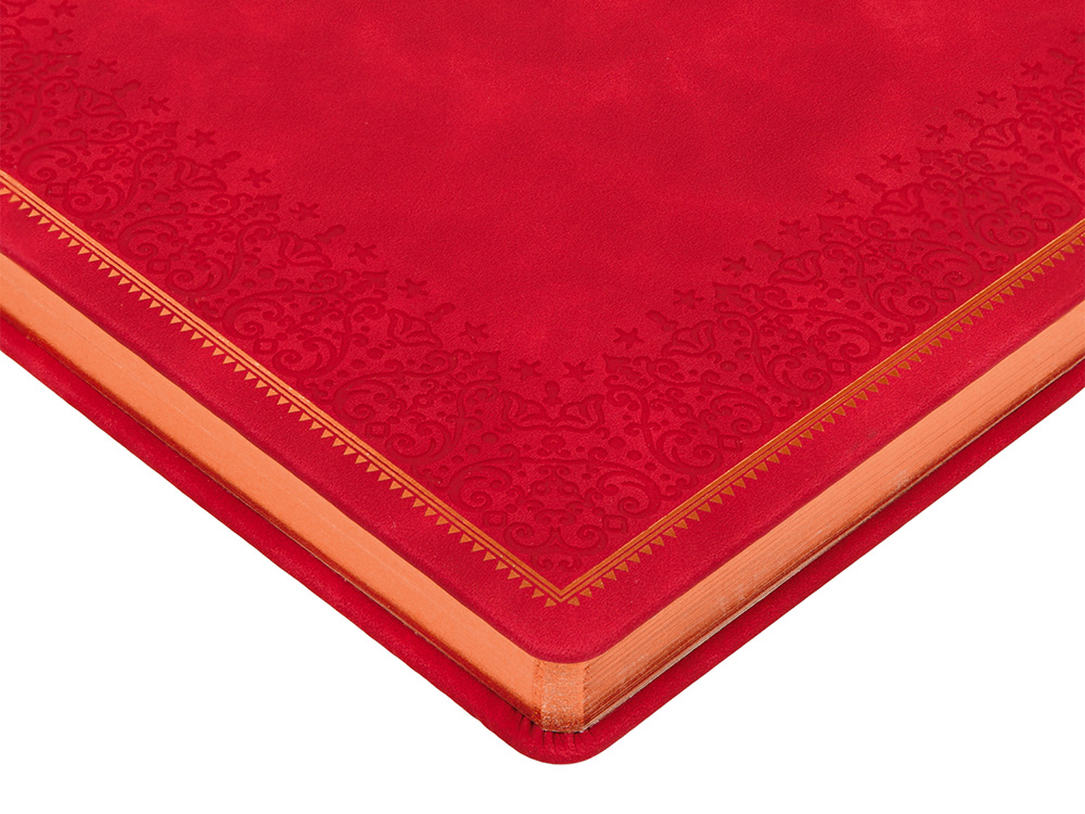 Ежедневник недатированный А4 Royal, красный с бронзовым срезом Ежедневник недатированный А4 Royal, красный с бронзовым срезом