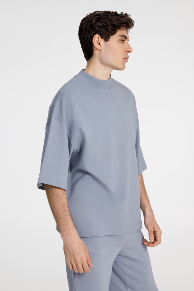 Футболка оверсайз унисекс T9, серая