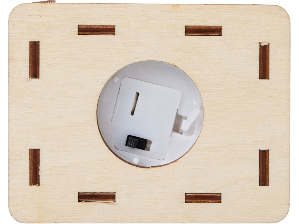 Подвеска с подсветкой домик (с мерцающей свечкой)