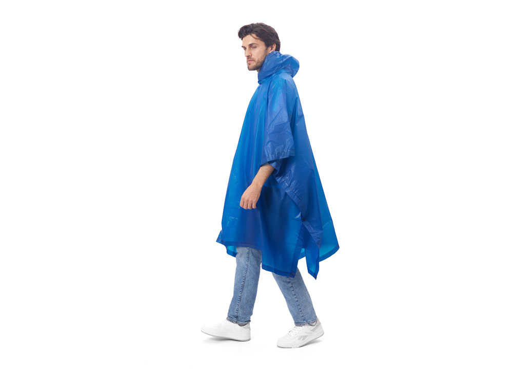 Пончо Hawaii c чехлом унисекс, классический синий