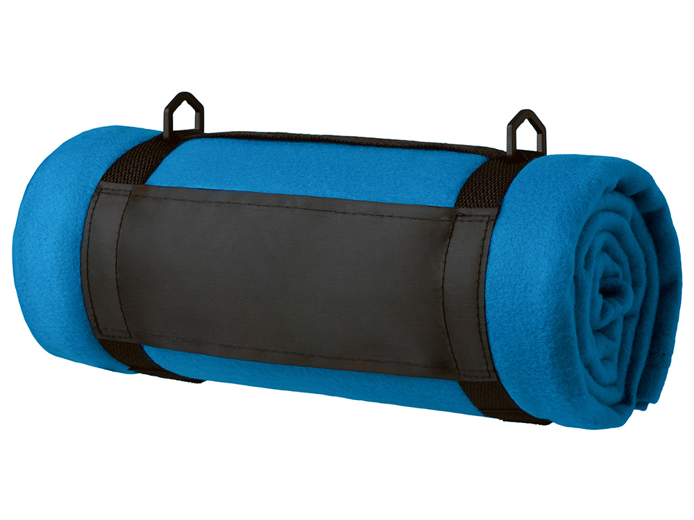 Плед Нежность с плечевым ремнем, синий