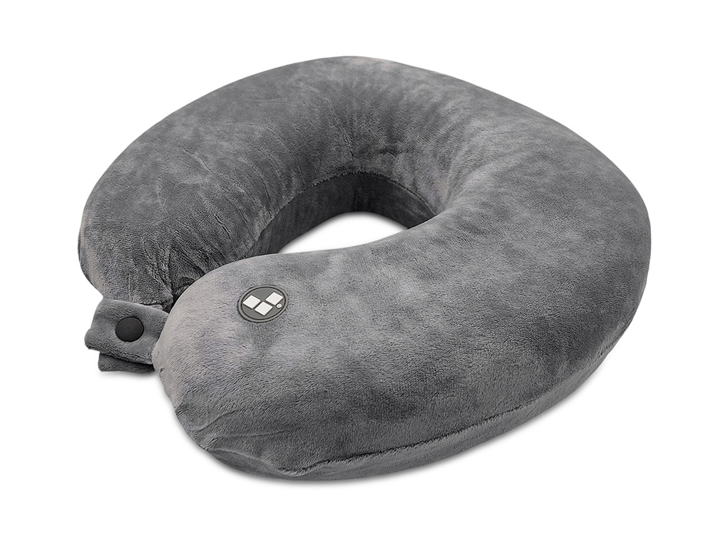 Подушка для путешествий с эффектом памяти Мемо Drowsy Grey