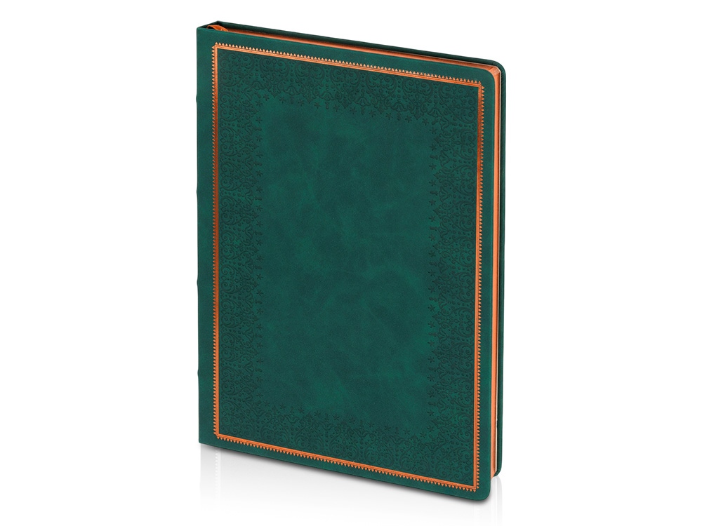 Ежедневник недатированный А4 Royal, зеленый с бронзовым срезом Ежедневник недатированный А4 Royal, зеленый с бронзовым срезом
