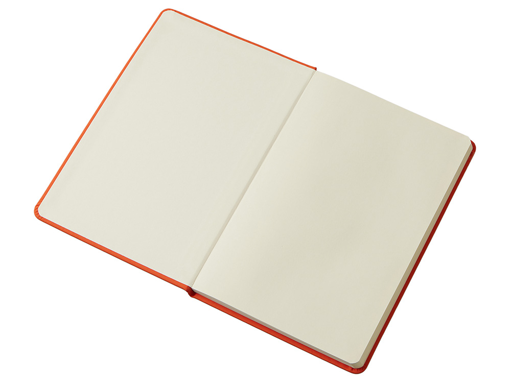 Блокнот в твердой обложке A5 Виспи 2.0 в клетку, оранжевый Блокнот в твердой обложке A5 Виспи 2.0 в клетку, оранжевый