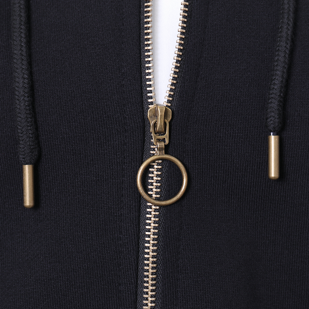 Толстовка ОNE SIZE, с капюшоном на молнии футер без начёса 350, 72