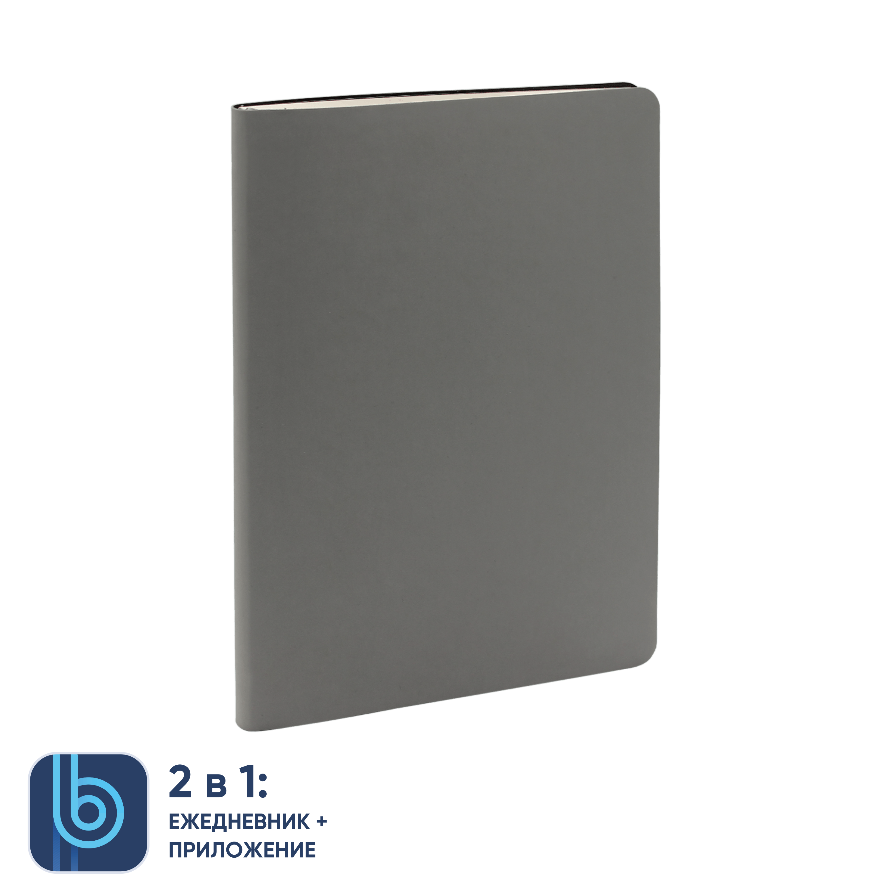 Ежедневник Bplanner.01 в подарочной коробке (серый)