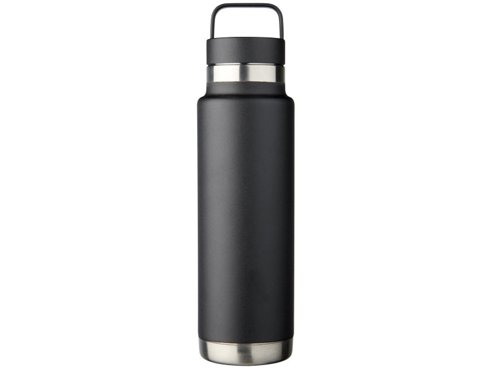 Медная спортивная бутылка с вакуумной изоляцией Colton объемом 600 мл, черный
