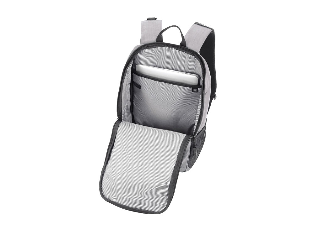 Рюкзак SWISSGEAR 15,6, ткань Heather, 31 x 16 x 45 см, 22 л, серый