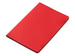 Блокнот Audrey А5 на сшивке в гибкой обложке софт-тач, красный