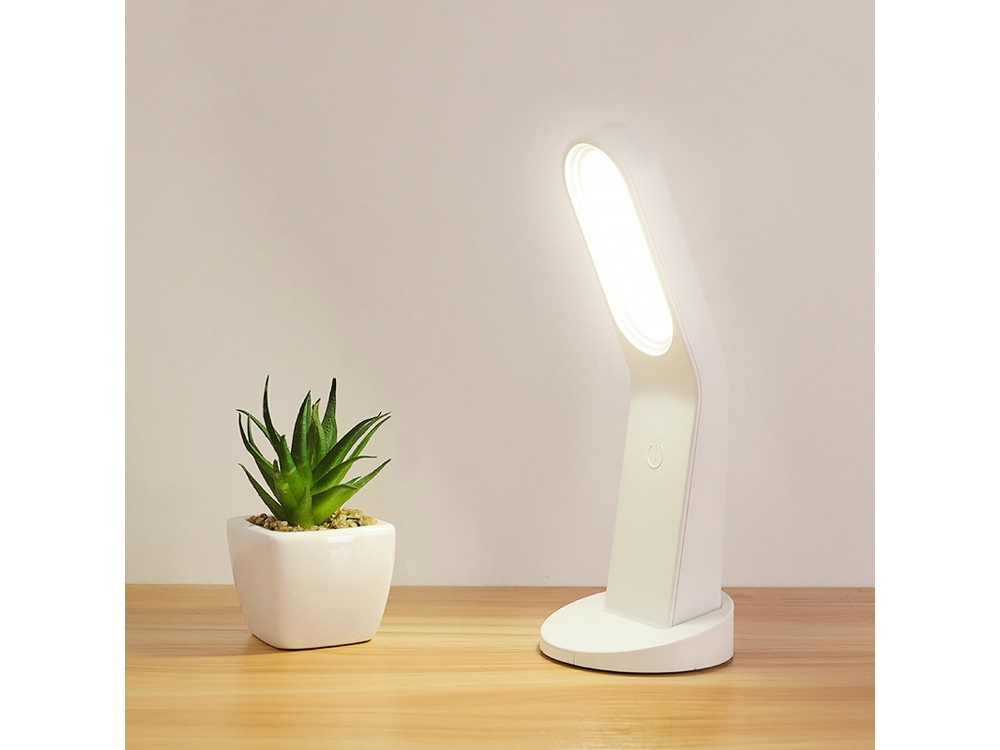 Мультифункциональный ночник Bright, на подставке, белый Мультифункциональный ночник Bright, на подставке, белый