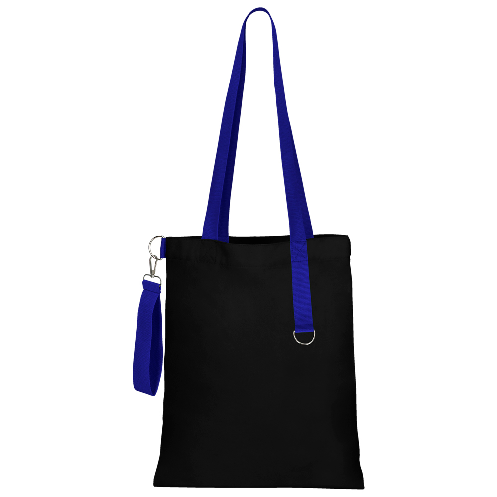 Сумка для покупок Black GLOW 325 г/м² с ремувкой, синяя/синяя