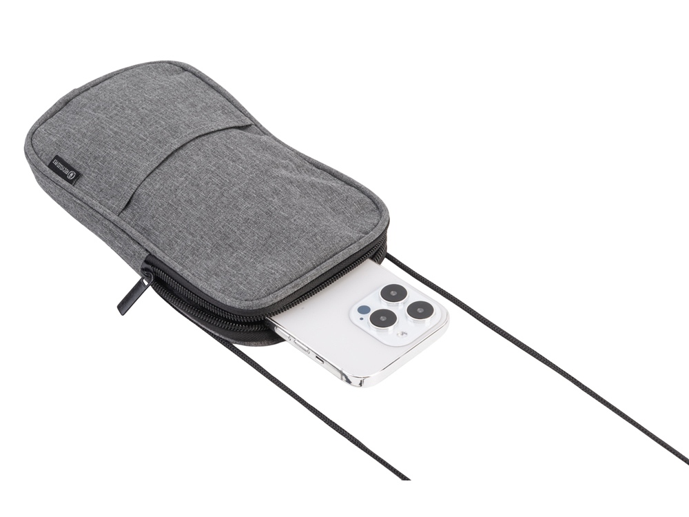 Сумка-чехол Suiper для телефона, серый меланж