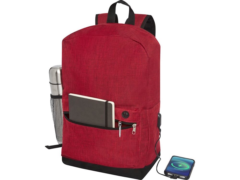 Бизнес-рюкзак для ноутбука 15,6 Hoss, heather dark red