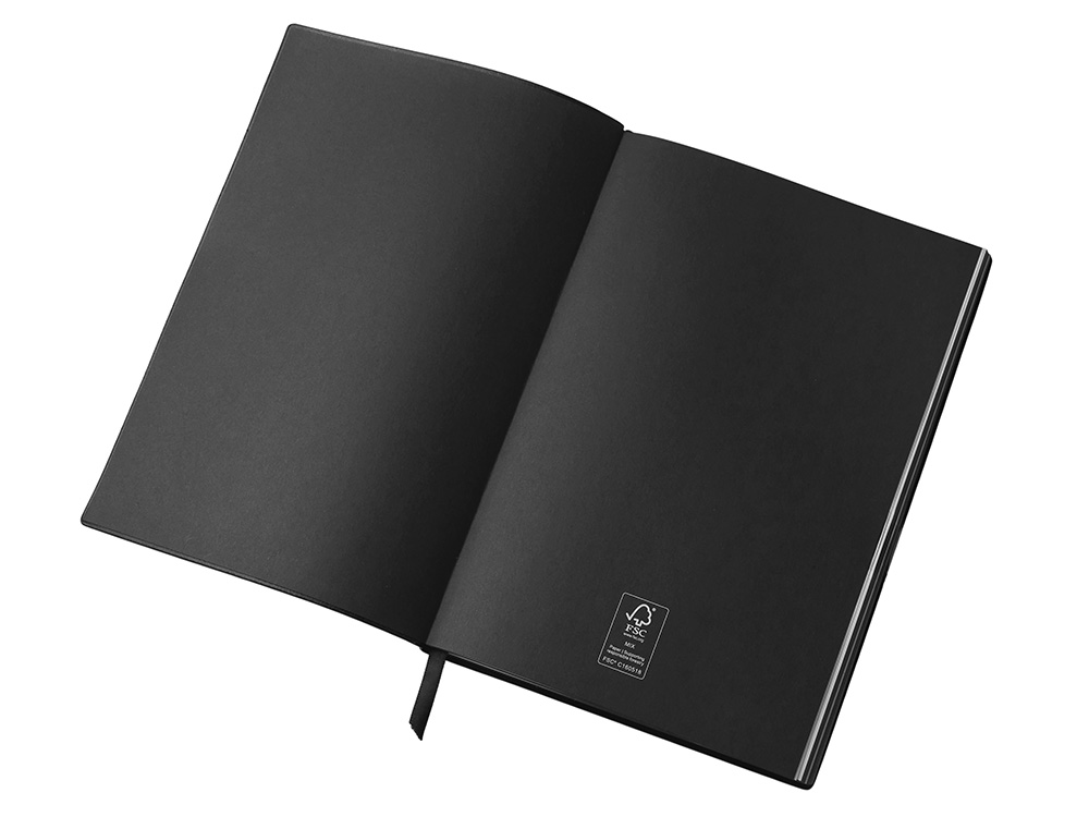 Блокнот C1 софт-тач, гибкая обложка, 128 листов, черный Блокнот C1 софт-тач, гибкая обложка, 128 листов, черный