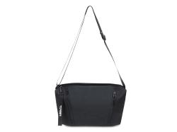 Сумка через плечо TORBER НОВА, черный, нейлон/полиэстер, 33 х 6 х 20 см
