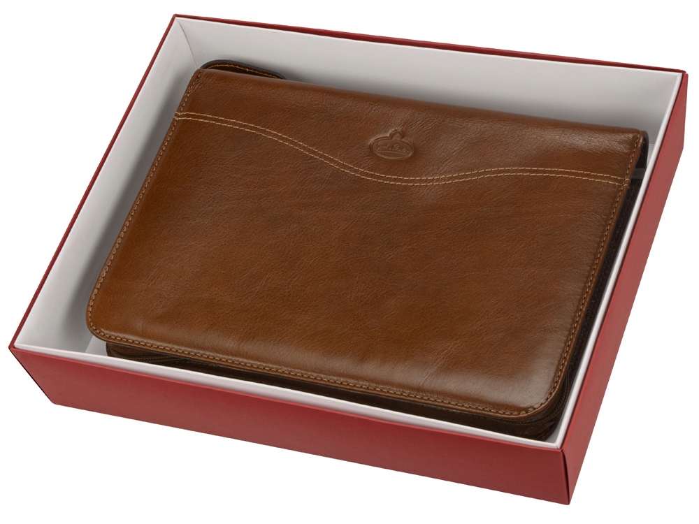 Папка на молнии Первое лицо Giulio Barсa, коричневый Папка на молнии Первое лицо Giulio Barсa, коричневый