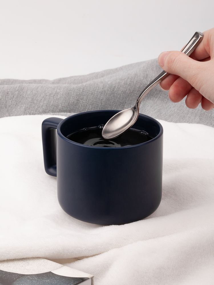 Чашка Jumbo в коробке матовая, темно-синяя