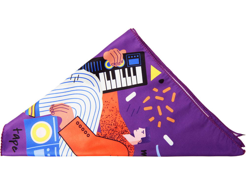 Треугольная бандана с возможностью полноцветной печати Треугольная бандана с возможностью полноцветной печати