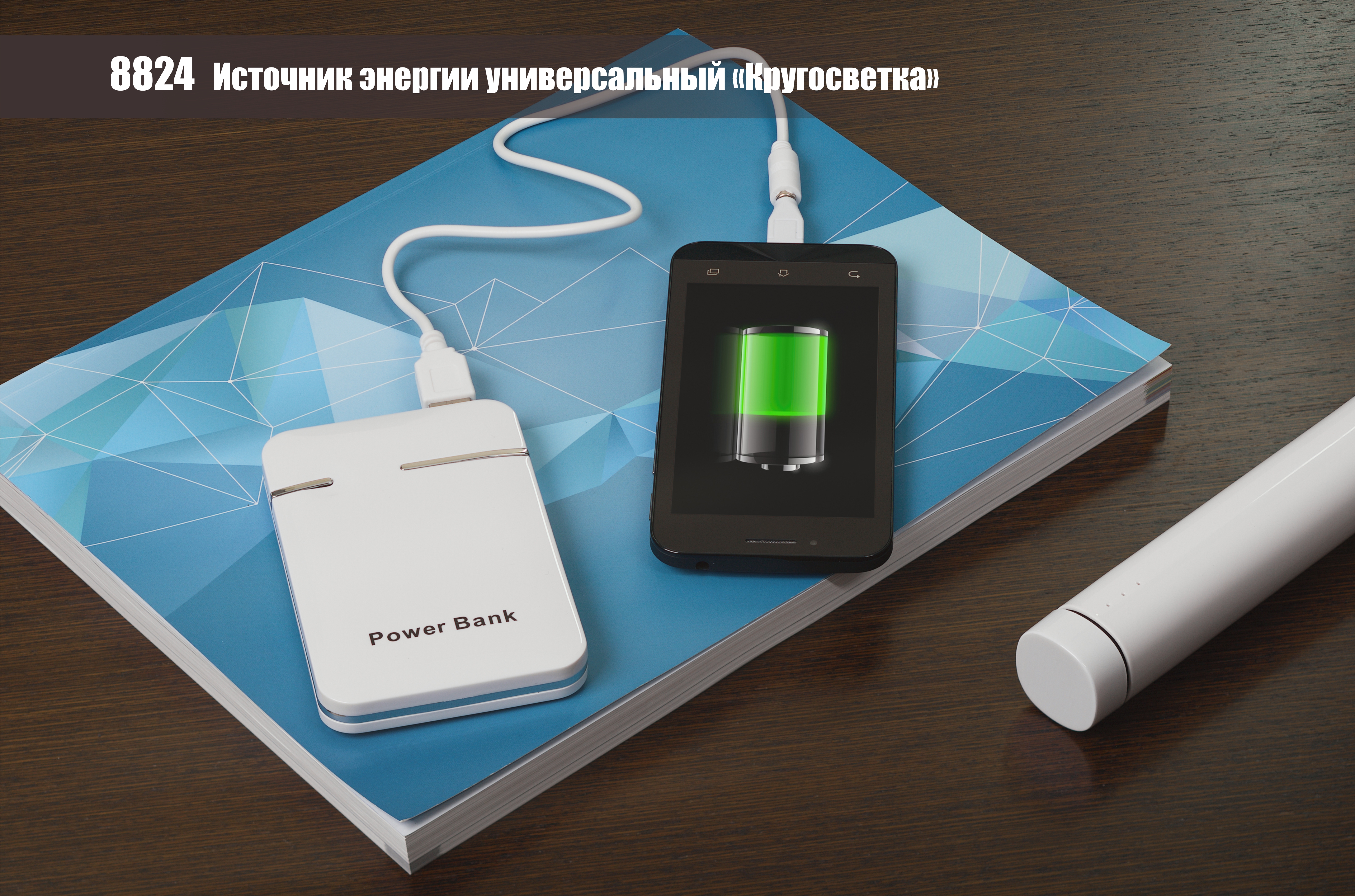 Зарядное устройство "Кругосветка" 5000 mAh, черный#