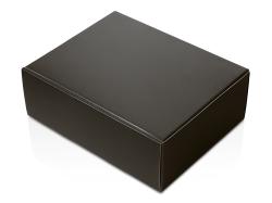 Коробка подарочная Raven, XL , черная, вн. размер 300х235х105 мм.