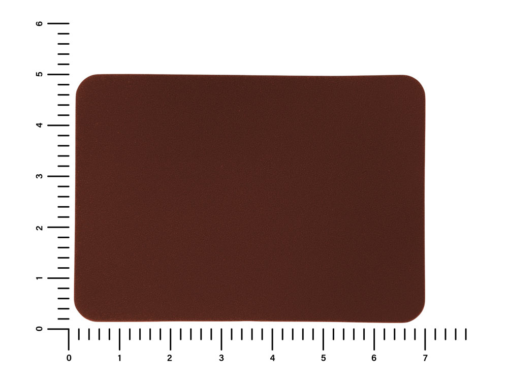 ПАТЧ ПРЯМОУГОЛНЫЙ nubuk (коричневый ) 5,0 х 7,0 см