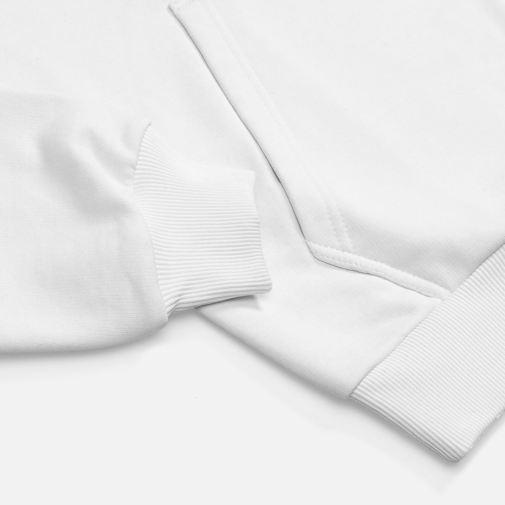 Толстовка унисекс оверсайз Sartoro, белая Толстовка унисекс оверсайз Sartoro, белая