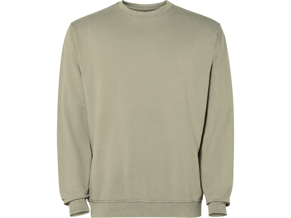 Свитшот Jaya унисекс, светлый хаки выстиранный