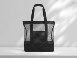 Пляжная сумка с изотермическим отделением Coolmesh, черный