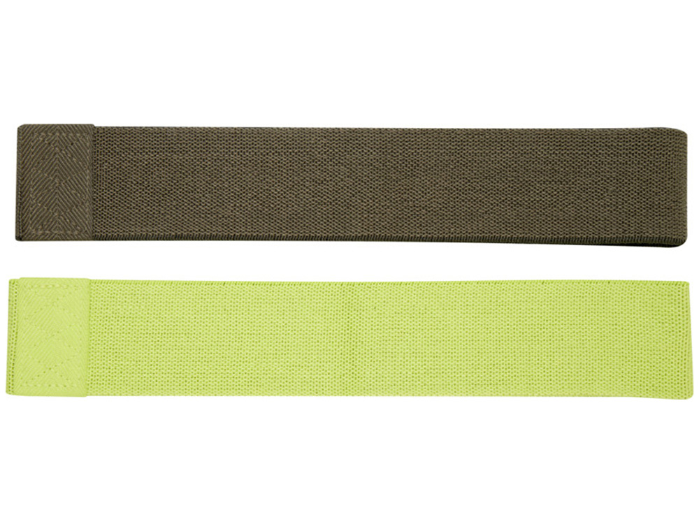Набор из 2-х лент-эспандеров Grip - Лайм / Зеленый лесной