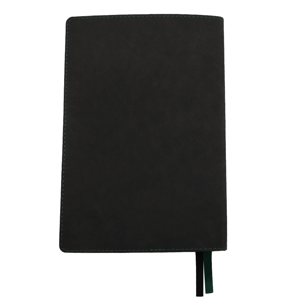 Ежедневник A5 недатированный Efemero в мягком переплёте, черный/тёмно-зеленый Ежедневник A5 недатированный Efemero в мягком переплёте, черный/тёмно-зеленый