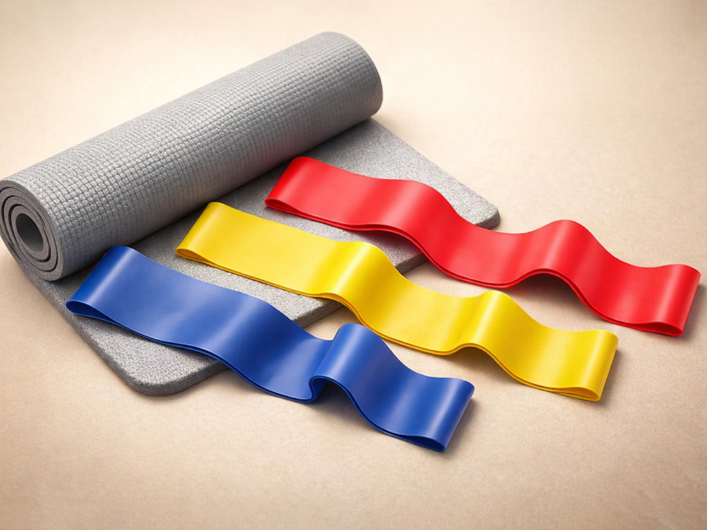 Набор спортивных резинок Crane, черный