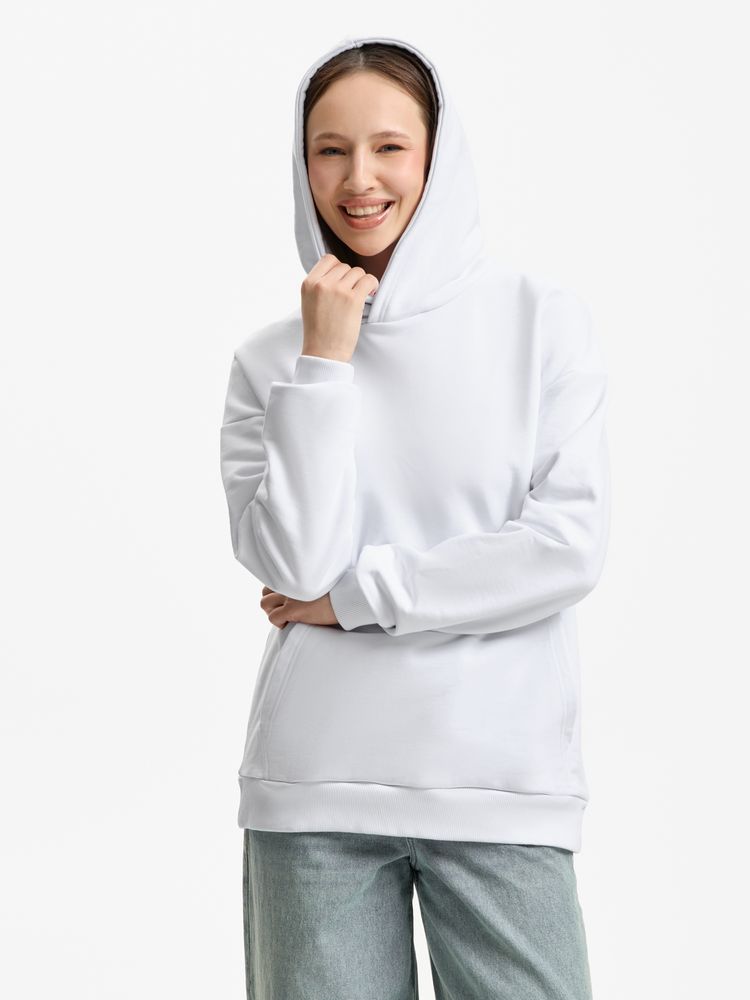 Худи унисекс оверсайз Daylero, белое