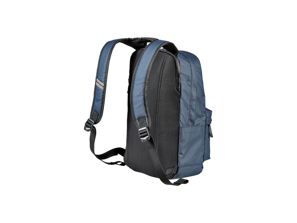 Рюкзак WENGER 18 л с отделением для ноутбука 14'' и с водоотталкивающим покрытием, синий/серый