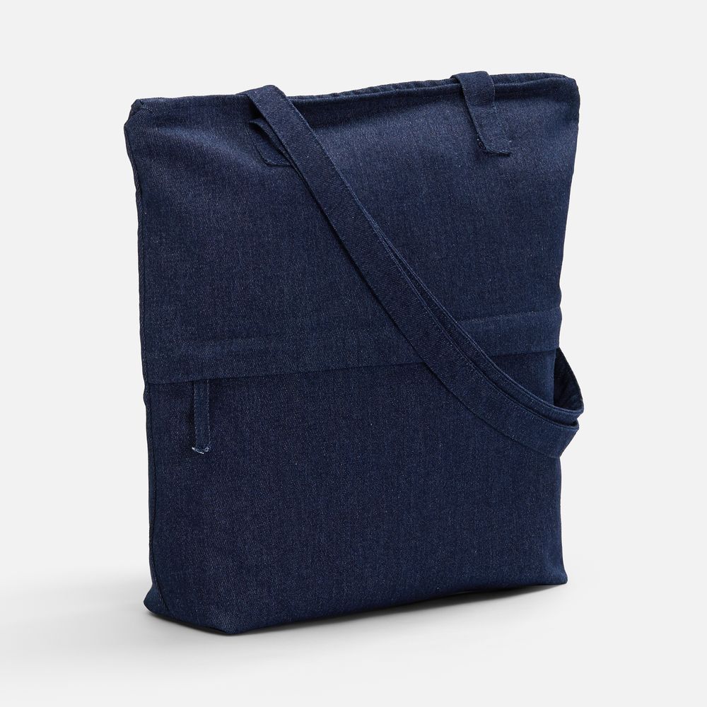 Сумка для покупок Denimate, темно-синяя Сумка для покупок Denimate, темно-синяя