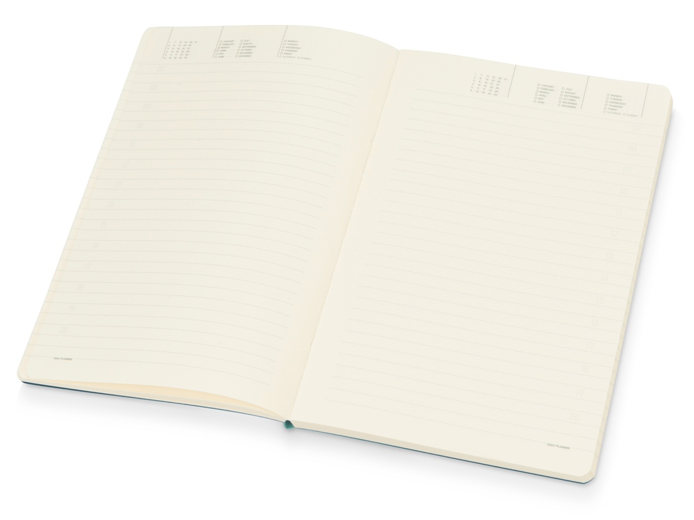 Ежедневник А5 недатированный Megapolis Flex, морская волна (Р)