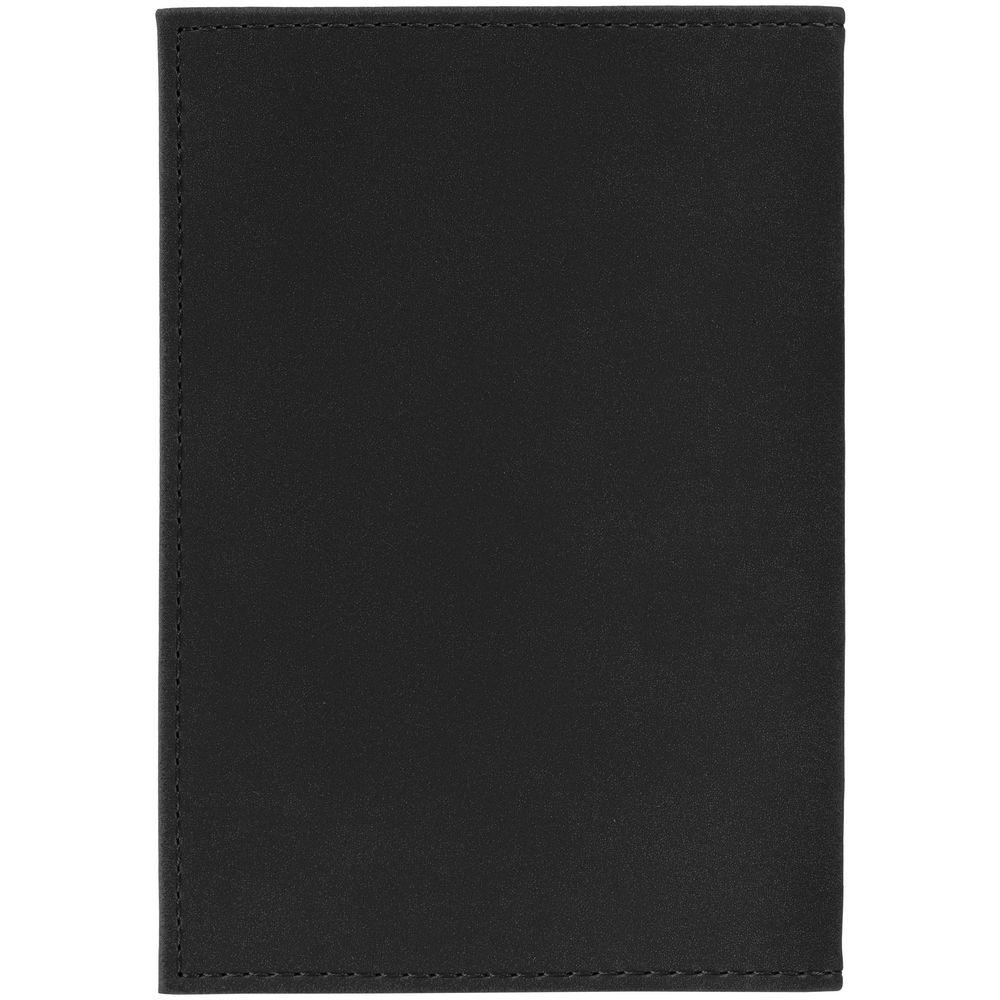 Обложка для паспорта Nubuk, черная